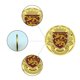 thumbnail image 3 of Moneda conmemorativa Normandie France, hierro dorado, 35 g, 3 of 3