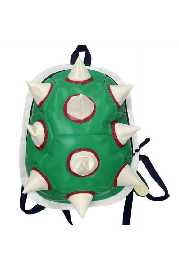 Green backpack spiked tortoise shell backpack, cosplay costume accessories props, anime toy tortoise shell backpack