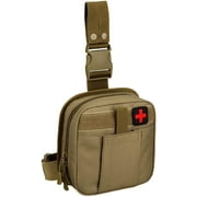 Military Tactical First Aid Kit Soft Leg Bag System Emergency Portable Equipment Medical Bag Outdoor