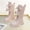 Pink, variant on Girls Mid-Calf Boots, Side Zipper Fall Winter Slip-Resistant Lace-up Kids Riding Boots Pink Size 3 Big Kids