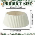 thumbnail image 3 of Christmas Decorations Outdoor Event & Party Christmas Tree Collar 23.6 Inch Plush Christmas Tree Ring Base Stand Cover For Artificial Trees Xmas Trees Decoration Party Balloon, 3 of 6