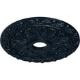 thumbnail image 3 of Ekena Millwork 19 7/8"OD x 3 5/8"ID x 1 1/4"P Spring Leaf Ceiling Medallion (Fits Canopies up to 5 5/8"), Hand-Painted Midnight Dream, 3 of 6