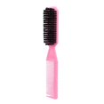 thumbnail image 1 of Cepillo plumero de doble cara para el cuello con cerdas de nailon suaves para la limpieza del cabello en salones de belleza y viajes., 1 of 5