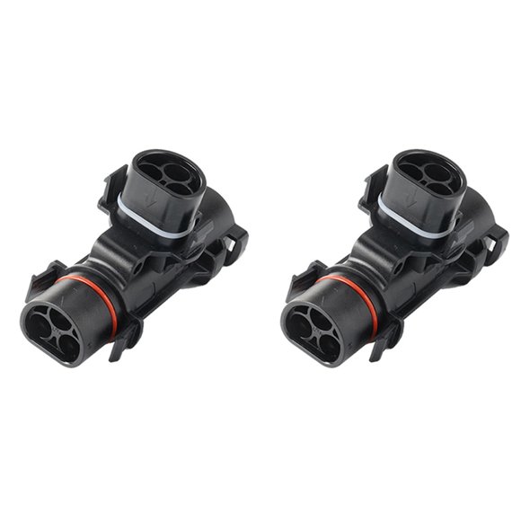 2X Solar PV Connector Plug Waterproof IP68 4000V 40A for Solar PV System Panel Parallel Protection Kit LY01-T