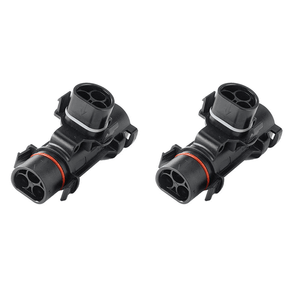 2X Solar PV Connector Plug Waterproof IP68 4000V 40A for Solar PV System Panel Parallel Protection Kit LY01-T