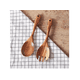 thumbnail image 3 of 2pcs Cuchara De Madera + Tenedor Para Ensalada Cocina Xtellar cafe, 3 of 4