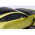 thumbnail image 5 of Top Speed TS0453 2022 Aston Martin V12 Vantage Right Hand Drive Cosmopolitan Yellow with Black Hood & Top 1-18 Model Car, 5 of 6