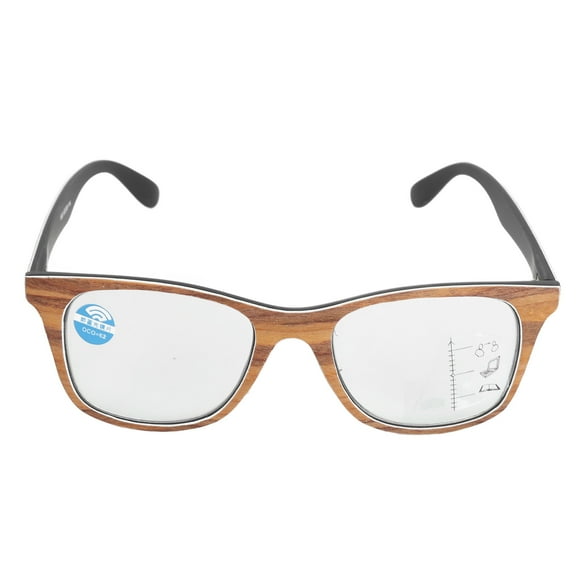Progressive Multifocus Reading Glasses, Vintage Style Dual Use Computer Glasses For Seniors, Lightweight Comfortable Fit, For Reading, Working