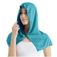 thumbnail image 1 of Haut à Capuche avec Protection Solaire pour Femmes, Manches 3/4, Col Rond, Séchage Rapide, Mode Décontractée, Vert Militaire, 1 of 6