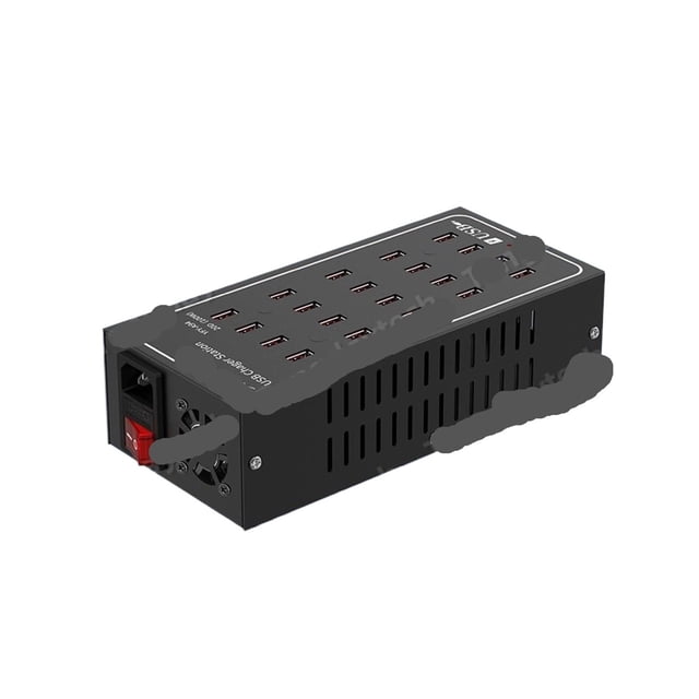 300W Universal Metal Multi USB Charger Station 60 Ports Portable USB Fast Charging
