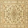 thumbnail image 1 of Ahgly Company Machine Washable Indoor Square Persian Brown Traditional Area Rugs, 3' Square, 1 of 4