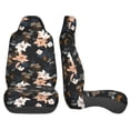 thumbnail image 3 of Yiaed Lilies Flowers Print Car Seat Covers,Universal Auto Seats Protector Fits for Car,SUV Sedan,Truck,Automotive Seat Covers & Accessories(Two packs), 3 of 7