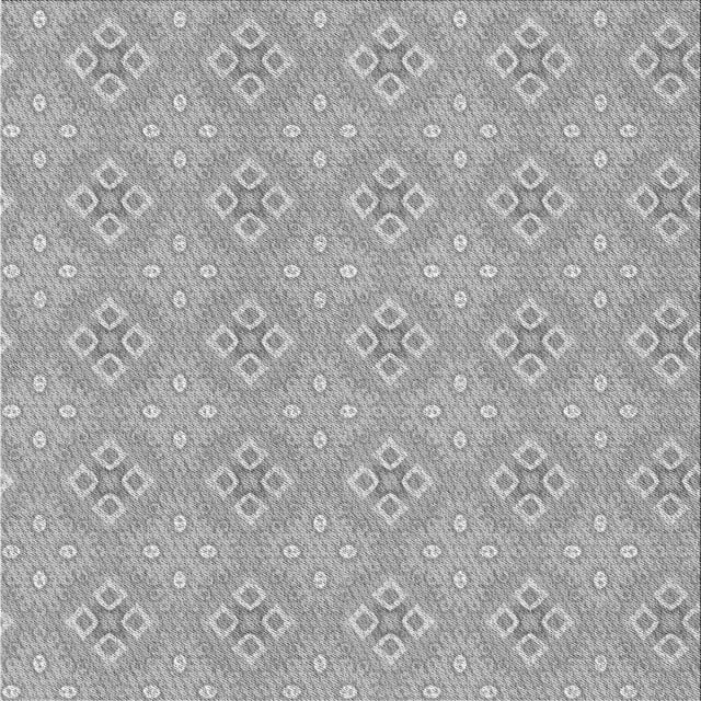 Ahgly Company Tapis d'Intérieur Lavable en Machine Carré Gris Transitionnel, 6 Pieds Carré