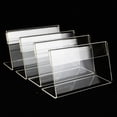 thumbnail image 2 of Sufanic 25Pcs Acrylic L-shaped Price Tag Display Holder Rack Label Stands Tool,2.4x1.6inch, 2 of 6