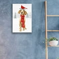thumbnail image 3 of Epic Art 'Christmas Cats & Dogs V' by Victoria Borges, Acrylic Glass Wall Art, 16"x24", 3 of 3
