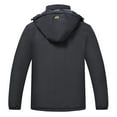 thumbnail image 6 of Tyhengta Men's Waterproof Ski Jacket Warm Winter Snow Coat Mountain Windbreaker Hooded Raincoat Carbon Gray XL, 6 of 11