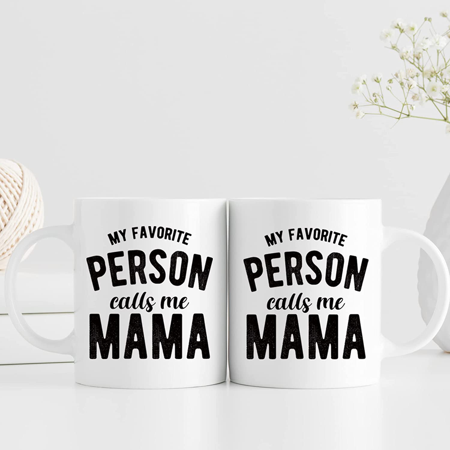 My Favorite People Call Me Mamaw Mug • Mamaw Christmas Gift • Mamaw  Birthday Gift • Mother's Day Present, Ceramic Novelty Coffee Mugs 11oz,  15oz Mug, Tea Cup, Gift Present M 