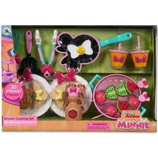 KidKraft Disney Jr. Minnie Mouse Pretend Wooden Baking and Treats Set, 63500