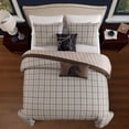 thumbnail image 4 of Bebejan Equestrian 5 100% Cotton Sateen Piece Reversible Comforter Set, King, 100% Cotton Sateen, Reversible, All Season, Cozy Comfort, 4 of 12