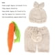 thumbnail image 3 of Juego De Muñecas De Pantalones De Sombrero De Conejo De Bebé Recién Nacido, Lana Suave, Adecuada Para Bebés De 0 A 6 Meses, Ideal Para Fotografía De Bebé, Lleno De Diversión, 3 of 7