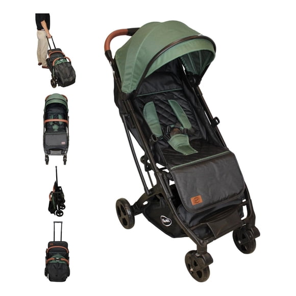 Carriola Ultra Ligera Y Compacta Para Viajar Penny - Ibaby esmeralda