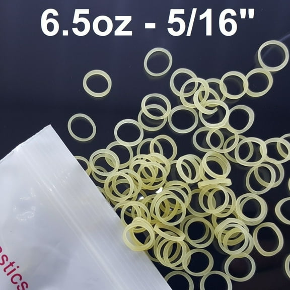 100x Orthodontic Rubber Bands Braces Stretch Elastic Oral Mouth Teeth 6.5oz 5/16