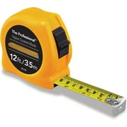 4912IM The Professional 12-Foot Inch/Metric Scale Power Tape, Yellow