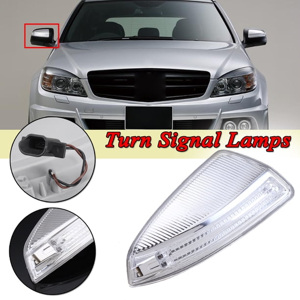 Right Side Door Mirror Turn Signal Light Lamps For Mercedes W204 C