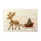 thumbnail image 2 of Christmas Holiday Embroidery Style Non-Slip Absorbent Kitchen Floor Mat, Washable Indoor Doormat for Entryway Bathroom Laundry Room Decor, 2 of 6