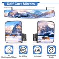 thumbnail image 2 of Espejos para carrito de golf, 10L0L, rotación de 180° y plegables, irrompibles, 2 of 9