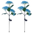 thumbnail image 4 of 2x Solar Lights Outdoor Decorative Hydrangea Garden LED Waterproof Flowers, 4 of 14