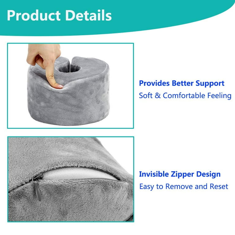 Foot Elevation Pillow Ankle Protector Support Elevated Foot Heel Pillow  Elevator Feet Foam Wedge Leg Rest Post Surgery Pillow Bed Pressure Sore