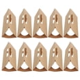 thumbnail image 1 of 10 portavasos con asa de cartón kraft, portavasos de café con doble orificio, portavasos desechable para bebidas frías o calientes, servicios de alimentos, té con leche, contenedor para llevar, 1 of 5