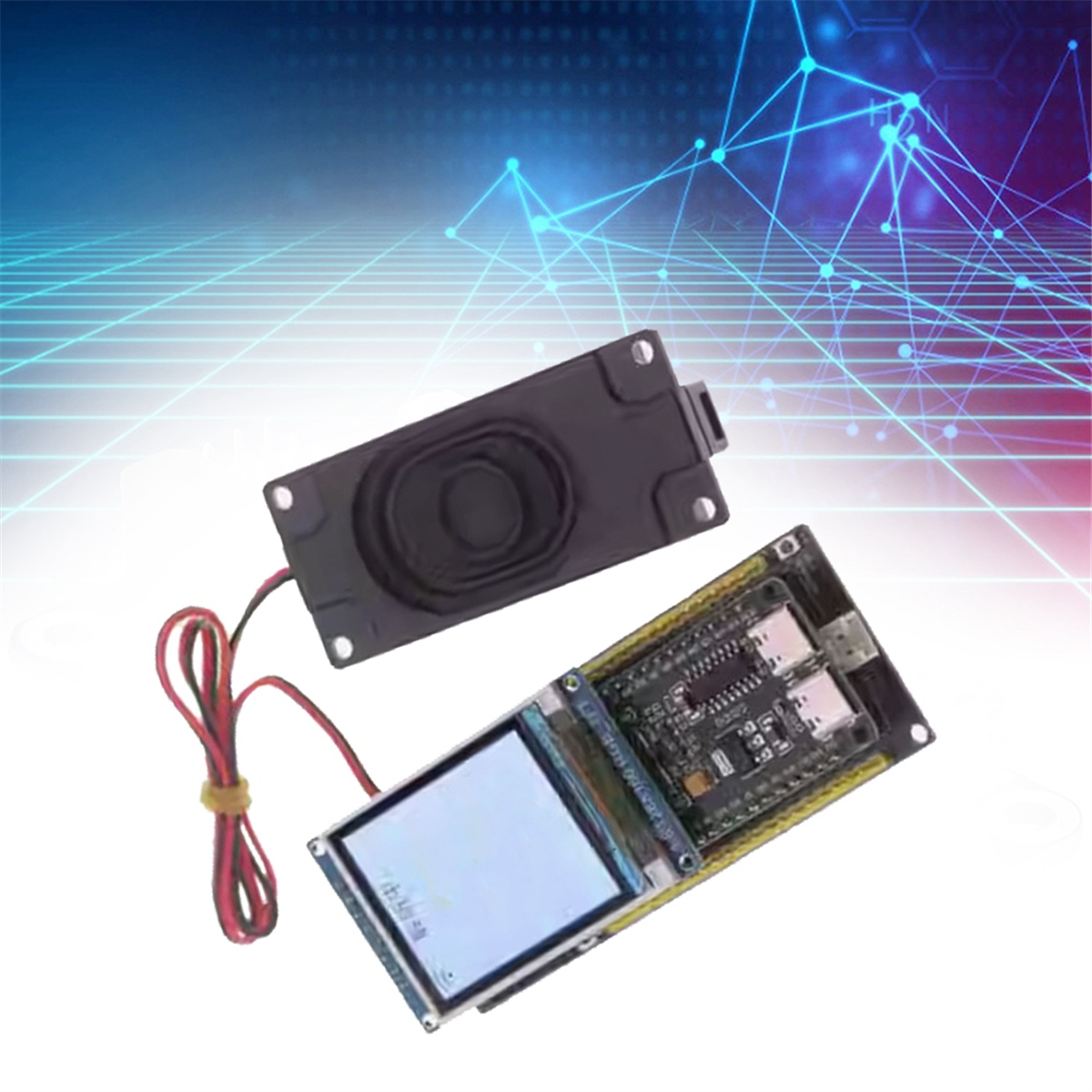 AI Voice Chat Robot ESP32-S3 Development Board+1.8inch Color Screen Kit for Student Educational Motherboard,1 * Development Board Breadboard Kit,Random