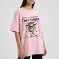 thumbnail image 3 of “First Of All Jesus Thinks I’m A Delight” Frog Unisex T-Shirt – Funny Christian Frog Graphic Tee, Faith Based Retro Shirt for Men Women, 3 of 5