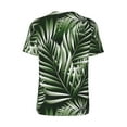 thumbnail image 3 of Balery Tropical Palm Leaves1 Baseball Jersey for Men Casual Button Down Shirts Short Sleeve Active Team Sports Uniform-4X-Large, 3 of 9