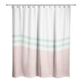 thumbnail image 2 of Creative Products Blush and Mint Swoop 71x74 Shower Curtain, 2 of 2