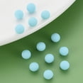 thumbnail image 6 of 500gs Opaque Acrylic Beads Frosted No Hole Round Light Sky Blue 6mm about 3900pcs/500g, 6 of 6