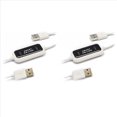 thumbnail image 1 of 2X USB 2.0 Smart KM Link PC una PC Teclado Ratón Compartir Sincronización Enlace de Datos Cable de Extensión USB Transferencia de Archivos de Datos Interruptor USB, 1 of 8