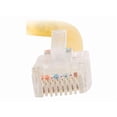 thumbnail image 2 of C2G Cat5e Non-Booted Unshielded (UTP) Network Crossover Patch Cable - Crossover cable - RJ-45 (M) to RJ-45 (M) - 25 ft - CAT 5e - yellow, 2 of 3