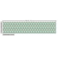 thumbnail image 3 of Ambesonne Goose Fabric by the Yard Upholstery, Ladies and Gentlemen Geese, 5 Yards, Seafoam Coconut and Orange, 3 of 5