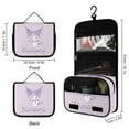 thumbnail image 6 of Kuromi And My Melody Hanging Travel Toiletry Bag Makeup Cosmetic Bag Organizer for Women Girls, 6 of 6
