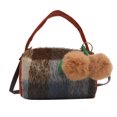thumbnail image 5 of Bolsos nuevos de moda a cuadros otoño e invierno 2025, versión coreana popular de este año, bolso bandolera, bolso de almohada, bolso de ocio., 5 of 5