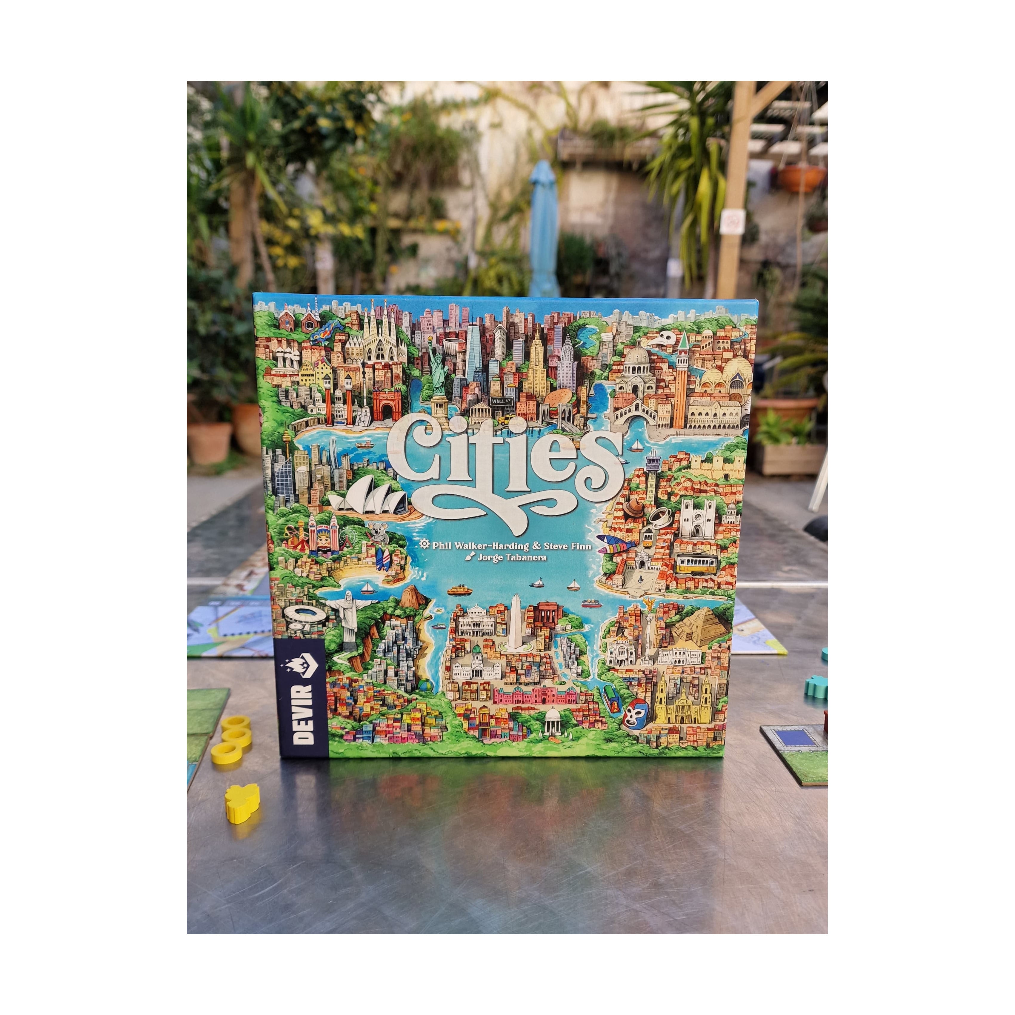Devir - Cities Urban Planning Board Game for 2–4 Players Ages 10+, City Building Strategy Tabletop Game, 35-Minute Playtime