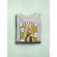 thumbnail image 3 of Officially Licensed Zoltar Fortune Teller Graphic Women's Sweatshirt, 3 of 4