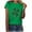 Green, variant on Patlollav Ladies St. Patrick's Day Blouses Casual Loose Short Sleeve Round Neck Shirt