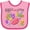 Pink and Fuchsia, variant on Inktastic Gigi's Little Jellybean Cute Easter Candy Boys or Girls Baby Bib