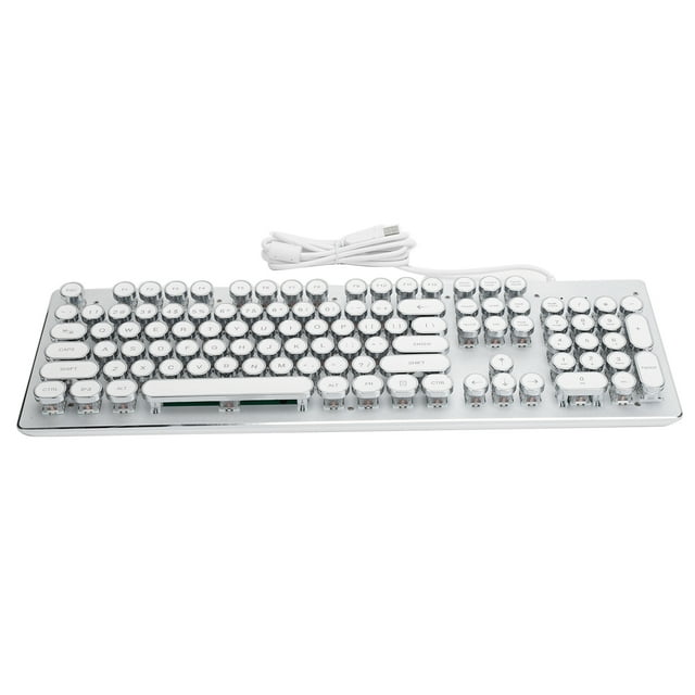 Clavier de Jeu Mécanique à 104 Touches, Éclairage Mixte, Conception Ergonomique, avec Clic de Touche