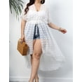 thumbnail image 2 of Plus Size Swimsuit Cover Up for Women Chiffon Cardigan Beach Cover Up Casual Bathing Suit Coverups Shermie, 2 of 6