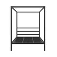 thumbnail image 3 of DHP Modern Metal Canopy Platform Bed Frame, Full, Black, 3 of 12